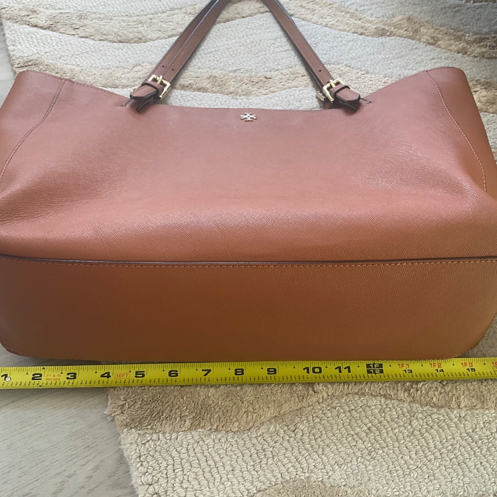 Tory Burch brown work bag tote Buckle - Picture 13 of 16